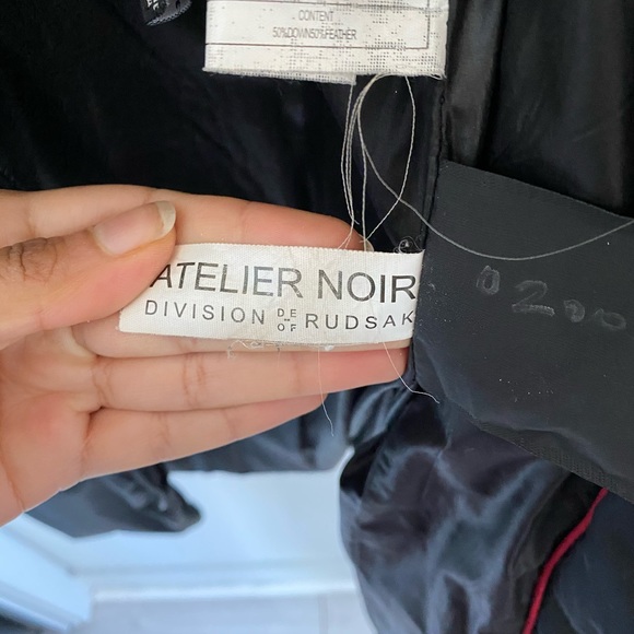 Black rudsak winter coat - Picture 8 of 12